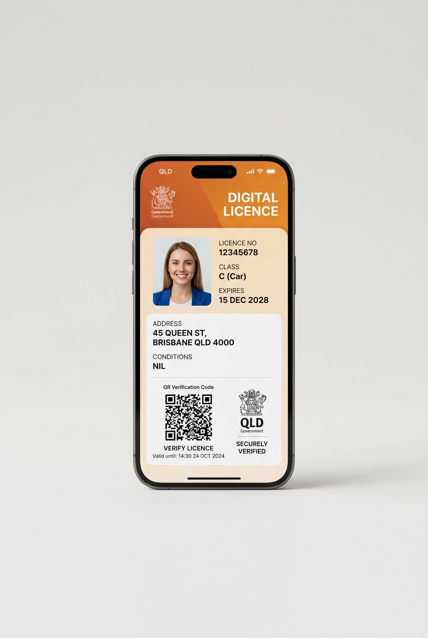 QLD digital licence app preview
